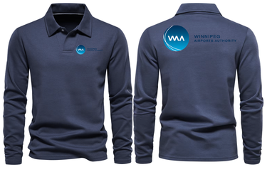 WINNPEG AIRPORT LONG SLEEVE POLO